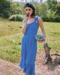 The Tie Strap Ruffle Floral Dress 17 The Tie Strap Ruffle Floral Dress -Outlet Dress Mix Up Store 0225 3043 676163