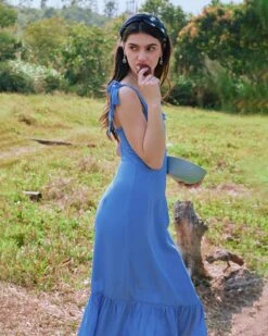 The Tie Strap Ruffle Floral Dress 19 The Tie Strap Ruffle Floral Dress -Outlet Dress Mix Up Store 0225 3056 583940