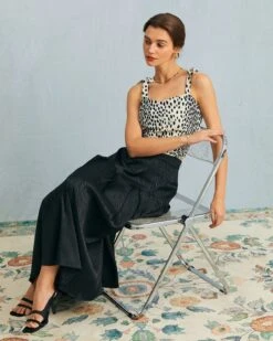 The Solid High Waisted Zip Skirt -Outlet Dress Mix Up Store 0423rihoas1208 1 405305