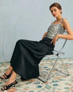 The Solid High Waisted Zip Skirt -Outlet Dress Mix Up Store 0423rihoas1227 1 110359