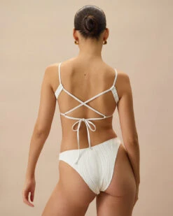 The White Water Ripple Cut-Out Bikini Top 9 The White Water Ripple Cut-Out Bikini Top -Outlet Dress Mix Up Store 0529Rihoas 663