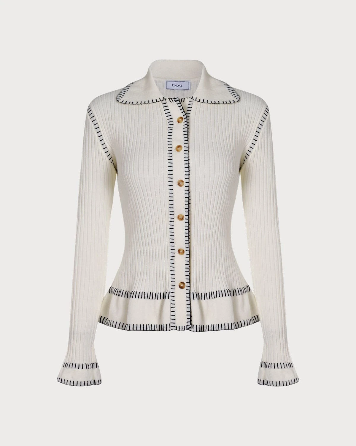 The White Seam Colorblock Button Cardigan 7 The White Seam Colorblock Button Cardigan - Image 7