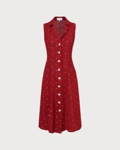 The Red V Neck Polka Dot Tie Back Midi Dress 11 The Red V Neck Polka Dot Tie Back Midi Dress -Outlet Dress Mix Up Store 0 1d5e5897 5607 4935 9a5c baac5d1c0382 985350