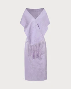 The Purple Jacquard Slip Midi Dress & Fringed Shawl -Outlet Dress Mix Up Store 0 b429e66b 3fb0 4da8 af31 0f5cf51357f9