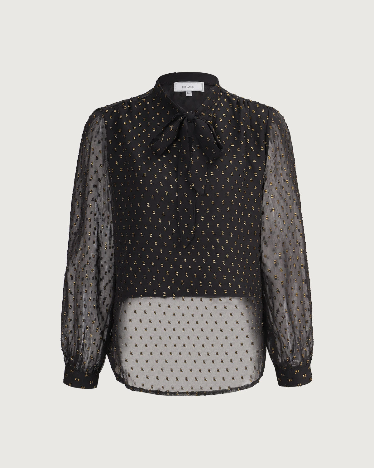 The Black See Through Double Layers Shirt 7 The Black See Through Double Layers Shirt - Image 7