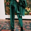 The Elegant Straight Leg Velvet Pants