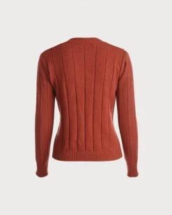 The Brick Red Floral Embroidered Cardigan -Outlet Dress Mix Up Store 1 1 6f1b3ac6 d5e8 49d1 93de ae2d8a185335