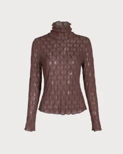 The Solid Sheer Mesh Long Sleeve Tee -Outlet Dress Mix Up Store 1 1 872da48f 0a69 4140 8ae8 de6d77324922