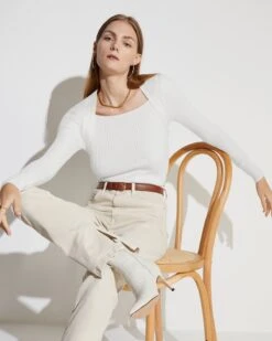 The Ribbed Front Cutout Knitwear -Outlet Dress Mix Up Store 9 25rihoaslookbook12298 265273