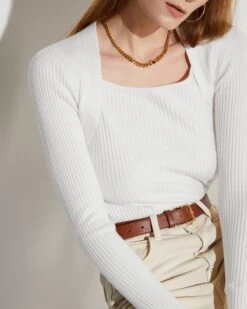 The Ribbed Front Cutout Knitwear -Outlet Dress Mix Up Store 9 25rihoaslookbook12313 869657