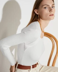 The Ribbed Front Cutout Knitwear -Outlet Dress Mix Up Store 9 25rihoaslookbook12318 977471