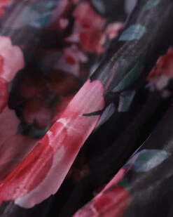 The V Neck Floral Layered Midi Dress -Outlet Dress Mix Up Store IMG 3185