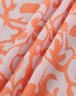 The Orange V Neck Floral Ruffle Maxi Dress -Outlet Dress Mix Up Store IMG 3202