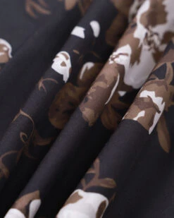 The Black Lace Trim Floral Mermaid Maxi Dress -Outlet Dress Mix Up Store IMG 3880