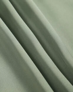 The Green Square Neck Satin Slip Midi Dress -Outlet Dress Mix Up Store IMG 4483