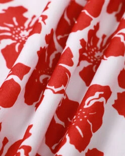 The Red Square Neck Floral Ruched Midi Dress 15 The Red Square Neck Floral Ruched Midi Dress -Outlet Dress Mix Up Store IMG 5198