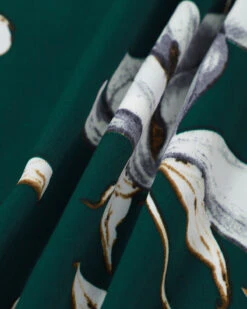 The Green Sweetheart Neck Cap Sleeve Floral Midi Dress 11 The Green Sweetheart Neck Cap Sleeve Floral Midi Dress -Outlet Dress Mix Up Store IMG 5486