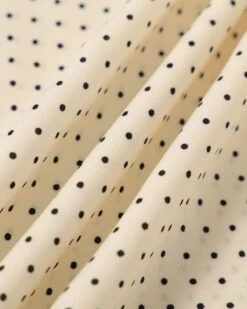 The Apricot Mock Neck Polka Dot Maxi Dress -Outlet Dress Mix Up Store IMG 7373 519013