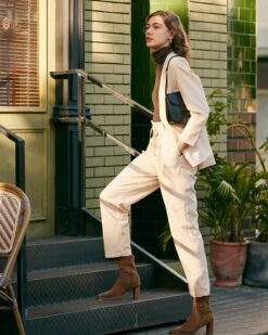 The Solid V Neck Knotted Blazer -Outlet Dress Mix Up Store RIHOAS169822 e932a49d fadc 4fab b3fd fdb80d675172