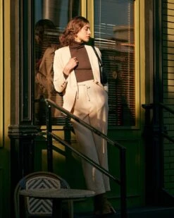 The Solid V Neck Knotted Blazer -Outlet Dress Mix Up Store RIHOAS169831