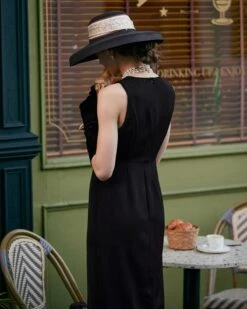 The Solid Sleeveless Bodycon Midi Dress -Outlet Dress Mix Up Store RIHOAS171282