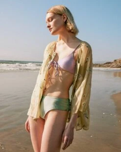 The Solid Tie Front Bikini Top -Outlet Dress Mix Up Store bikini tops the solid tie front bikini top 36991974703317