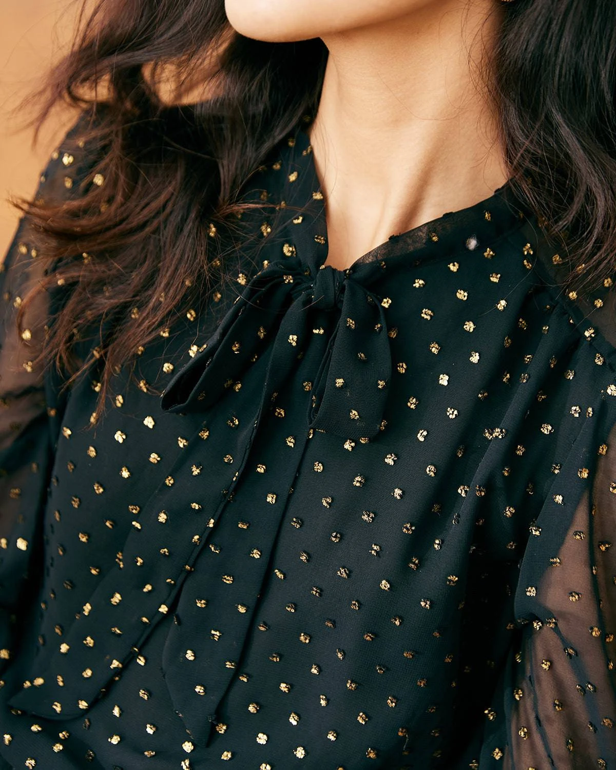 The Black See Through Double Layers Shirt 2 The Black See Through Double Layers Shirt - Image 2