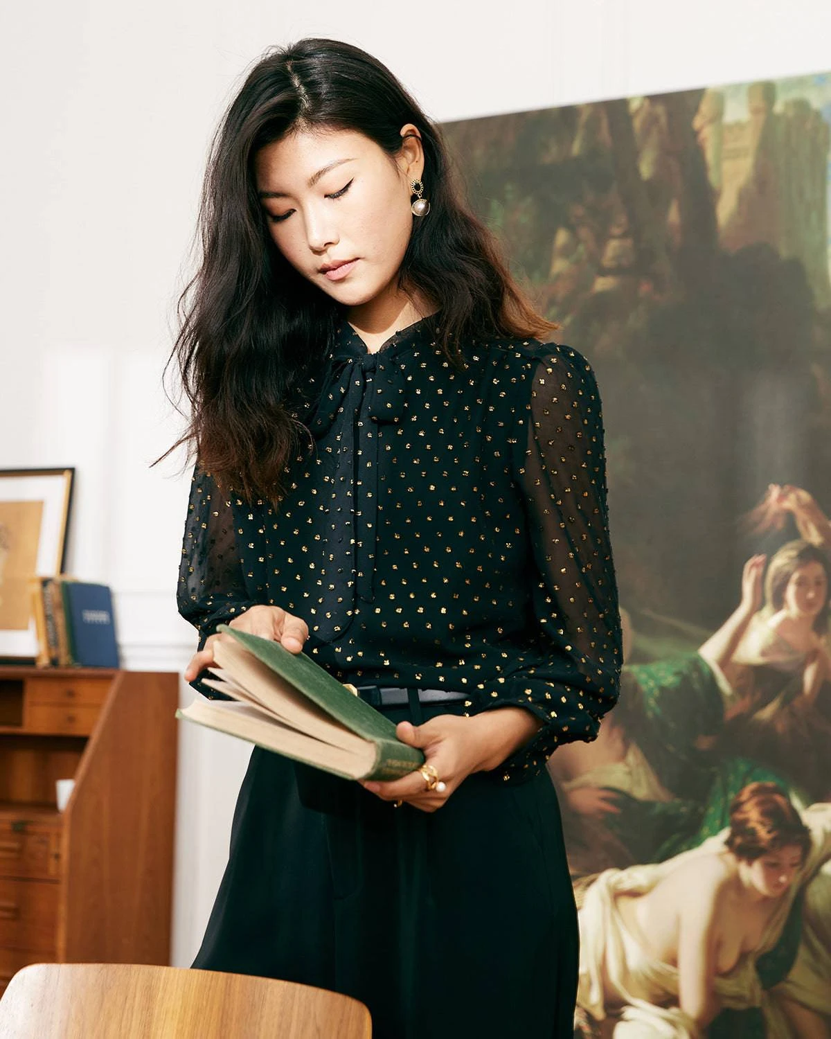 The Black See Through Double Layers Shirt 5 The Black See Through Double Layers Shirt - Image 5