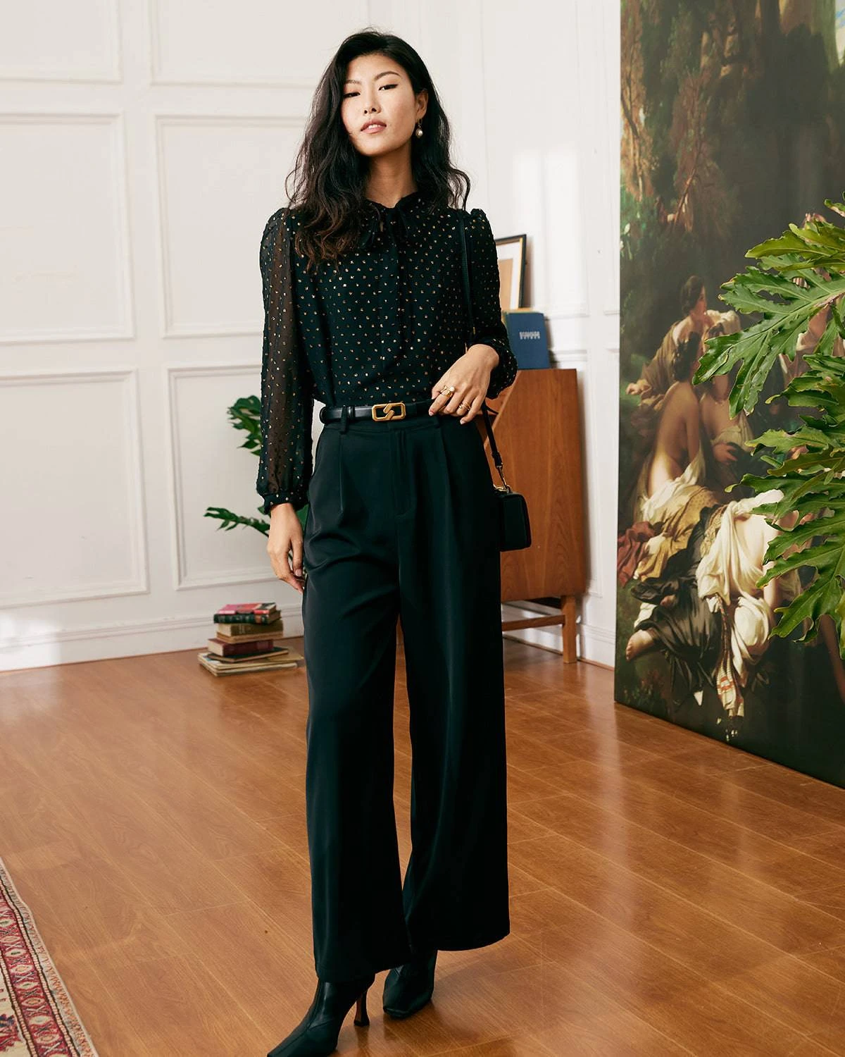 The Black See Through Double Layers Shirt 6 The Black See Through Double Layers Shirt - Image 6