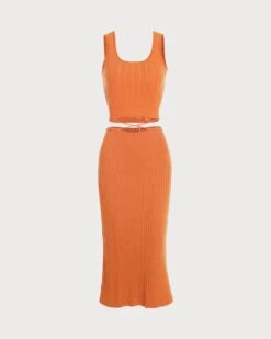 The Solid Color Knit Crop Tank Top 11 The Solid Color Knit Crop Tank Top -Outlet Dress Mix Up Store c