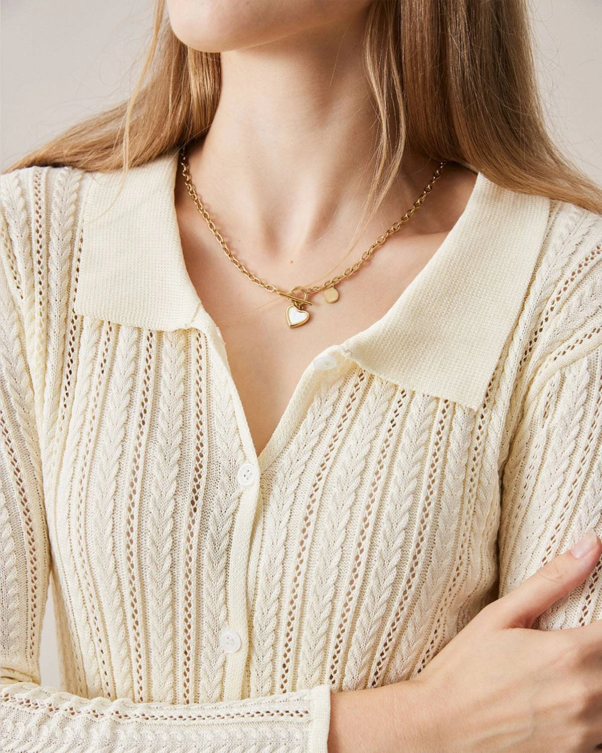 The Cable Knitted Cardigan 2 The Cable Knitted Cardigan - Image 2