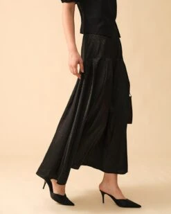 The Solid High Waisted Zip Skirt -Outlet Dress Mix Up Store fab20ea1acaf1f3b85d386cc20438f3a