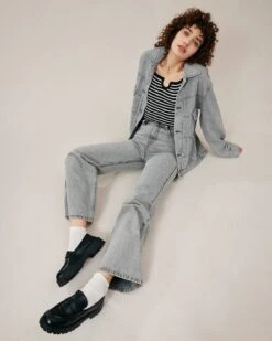 The Premium-fabric Vintage Denim Jacket -Outlet Dress Mix Up Store jackets the premium fabric vintage denim jacket 36593742807253