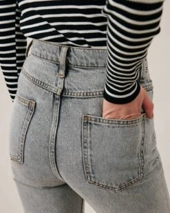 The Premium-fabric Vintage Wide-leg Flared Jeans 16 The Premium-fabric Vintage Wide-leg Flared Jeans -Outlet Dress Mix Up Store jeans the premium fabric vintage wide leg flared jeans 36593928798421