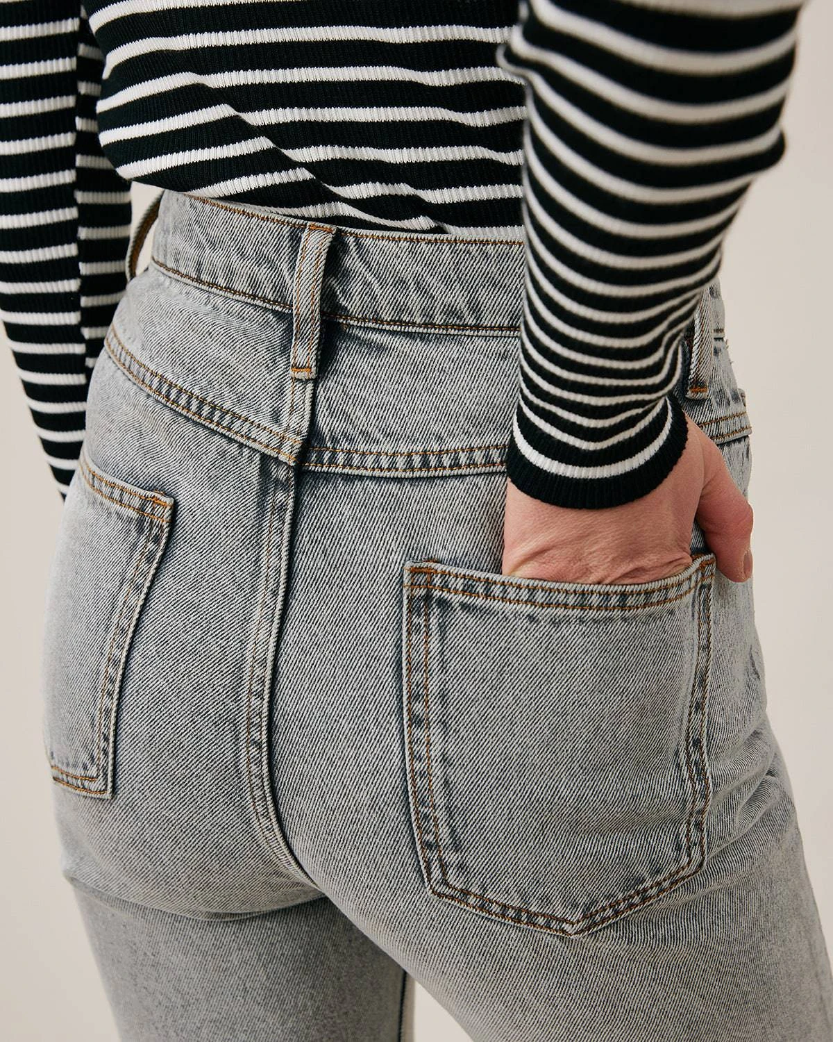 The Premium-fabric Vintage Wide-leg Flared Jeans 7 The Premium-fabric Vintage Wide-leg Flared Jeans - Image 7