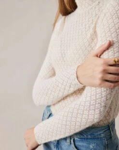 The Floral See-Through Knitwear 13 The Floral See-Through Knitwear -Outlet Dress Mix Up Store knit tops the floral see through knitwear 36299975327957