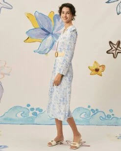 The Deep-V Ruffle Maxi Dress -Outlet Dress Mix Up Store maxi dresses the deep v ruffle maxi dress 37929570664661