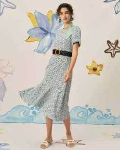 The Ruffle Backless Floral Midi Dress 8 The Ruffle Backless Floral Midi Dress -Outlet Dress Mix Up Store midi dresses the ruffle backless floral midi dress 38354418532565