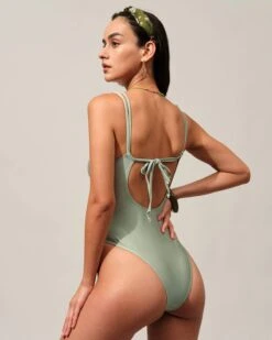 The Tie Front Cutout One-Piece Swimsuit -Outlet Dress Mix Up Store one pieces the tie front cutout one piece swimsuit 37652334543061