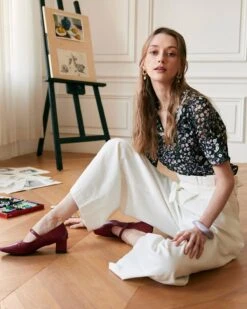 The Plain High-Rise Wide Leg Pants -Outlet Dress Mix Up Store pants the plain high rise wide leg pants 37389873971413