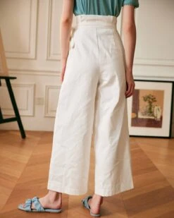 The Plain High-Rise Wide Leg Pants -Outlet Dress Mix Up Store pants the plain high rise wide leg pants 37389874004181
