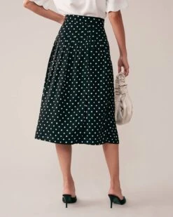 The Polka Dots A-line Skirt -Outlet Dress Mix Up Store skirts the polka dots a line skirt 37177873301717