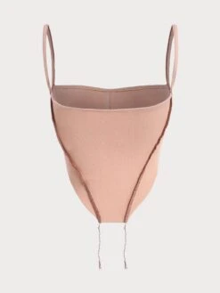 The Ribbed Exposed Seam Cami Top -Outlet Dress Mix Up Store tanks the ribbed exposed seam cami top 36492564562133