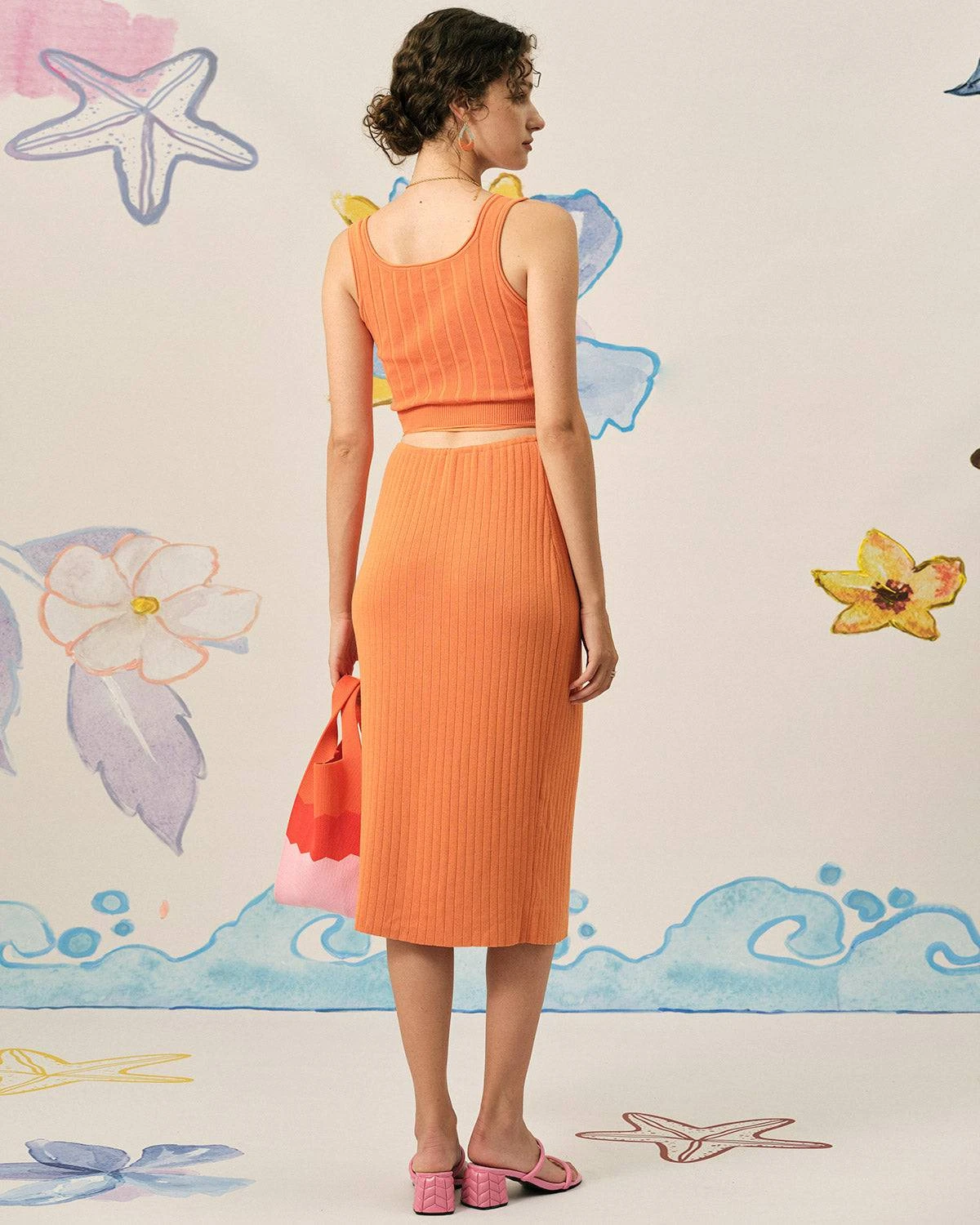 The Solid Color Knit Crop Tank Top 5 The Solid Color Knit Crop Tank Top - Image 5