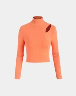 The Mock Neck Cutout Tee 11 The Mock Neck Cutout Tee -Outlet Dress Mix Up Store tees the mock neck cutout tee 36438689022165