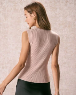 The Apricot Crew Neck Ruffle Knit Tank Top 11 The Apricot Crew Neck Ruffle Knit Tank Top -Outlet Dress Mix Up Store the apricot crew neck ruffle knit tank top tops qouq32