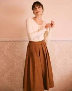 The Apricot Cut Out Long Sleeve Knit Top -Outlet Dress Mix Up Store the apricot cut out knit top tops evqyjd