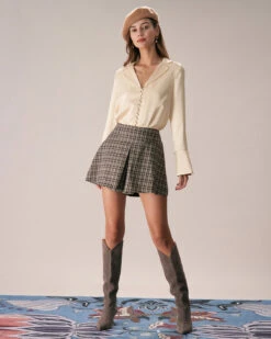 The Apricot Lapel Button Up Flare Sleeve Shirt 10 The Apricot Lapel Button Up Flare Sleeve Shirt -Outlet Dress Mix Up Store the apricot flare sleeve button shirt tops ixptap