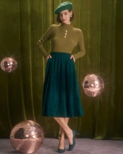 The Army Green Mock Neck Cutout Knit Top 9 The Army Green Mock Neck Cutout Knit Top -Outlet Dress Mix Up Store the army green mock neck cutout knit top tops hsd3jk