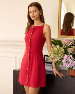 The Red Boat Neck Button Mini Dress 7 The Red Boat Neck Button Mini Dress -Outlet Dress Mix Up Store the beige boat neck button mini dress dresses 1rbf3v e343fe7a 0de3 4e3b 9152 5ed750ccb57f